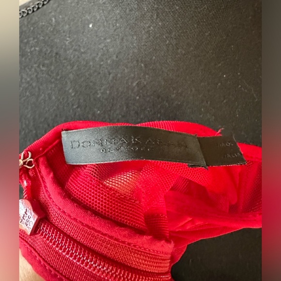 Donna Karan Red Fitted Dress US SIZE 6 - Picture 4 of 12